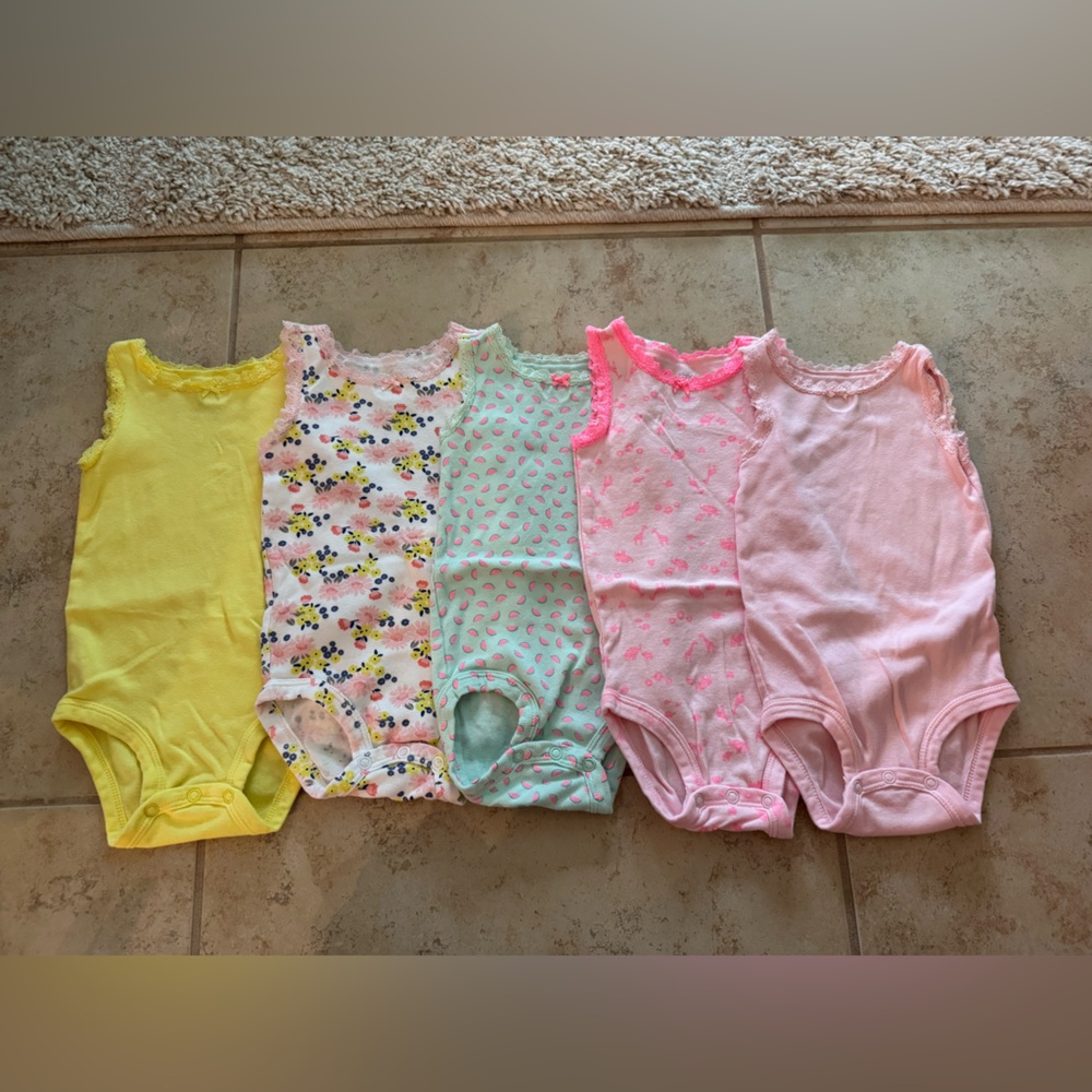 Colorful Baby Onesies Set